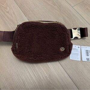 Lululemon Chocolate Fleece Everywhere Belt Bag